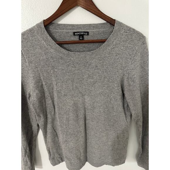 J. Crew Mercantile Grey Wool Sweater sz Small - Picture 2 of 3